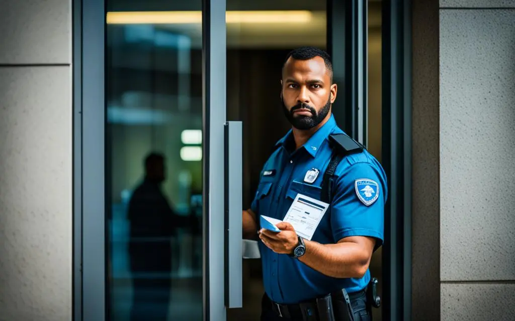 What does a security guard do on a daily basis?